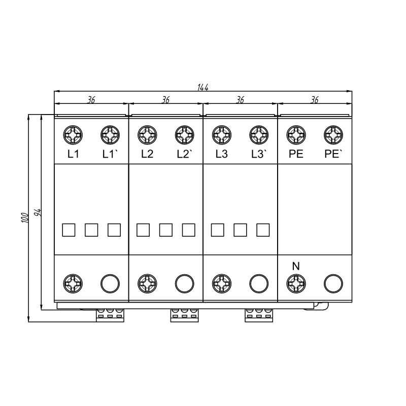 ВОЛЬТ-УЗИП-Н-К-123-275-25-31-С