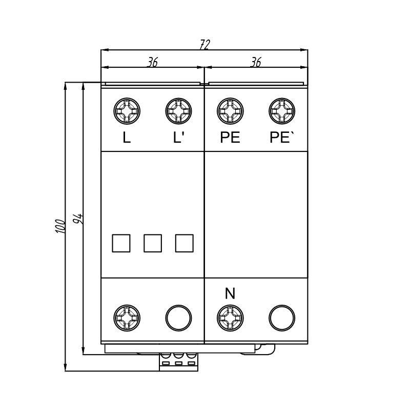 ВОЛЬТ-УЗИП-Н-К-123-275-25-11-С